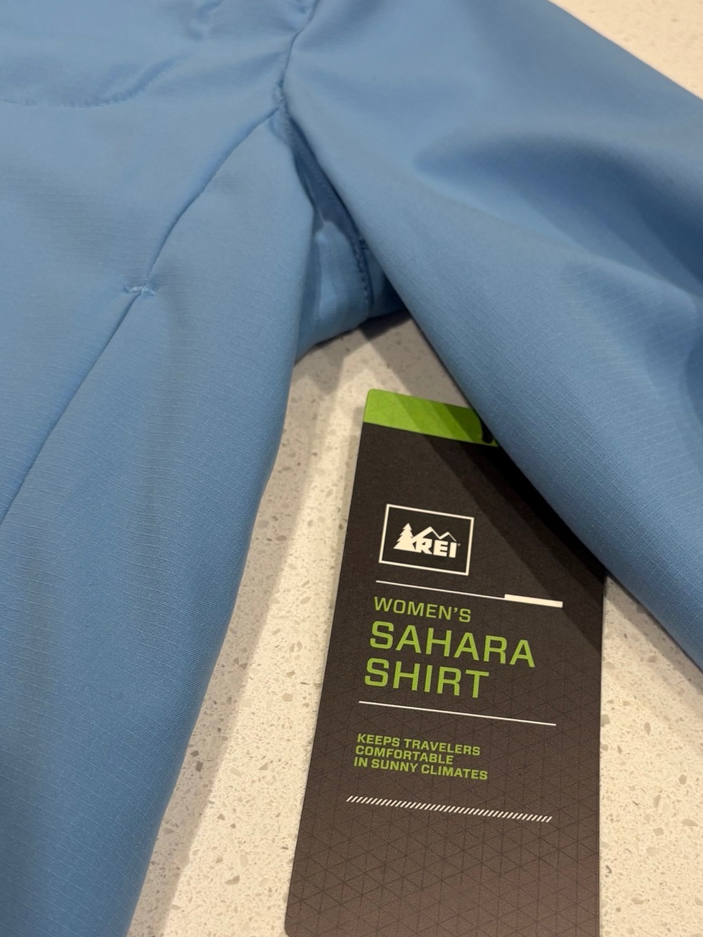 REI Sahara Shirt - Powderblue - UPF 50+ - Picture 3 of 4